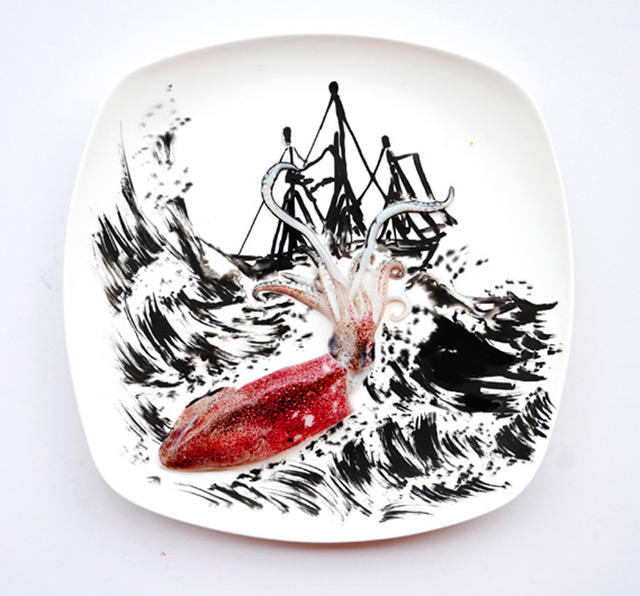 Hong Yi: Arte con comida