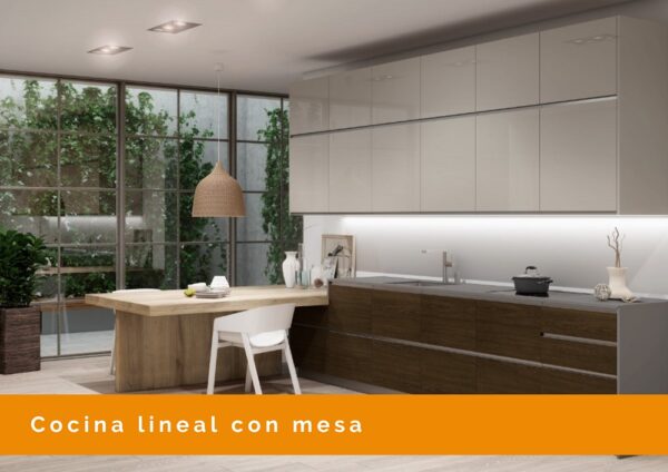 Cocinas lineales: 7 aspectos que debes tener en cuenta
