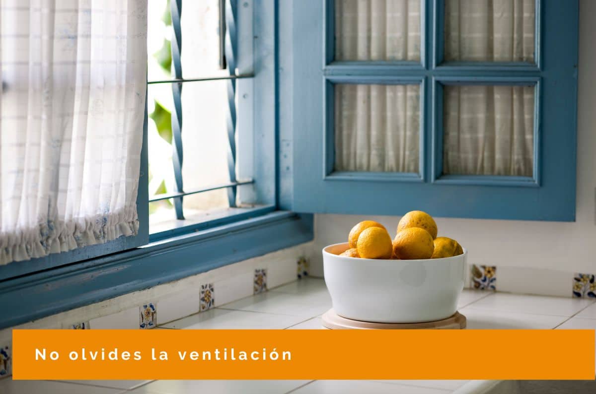 Ventilación para cocinas pequeñas