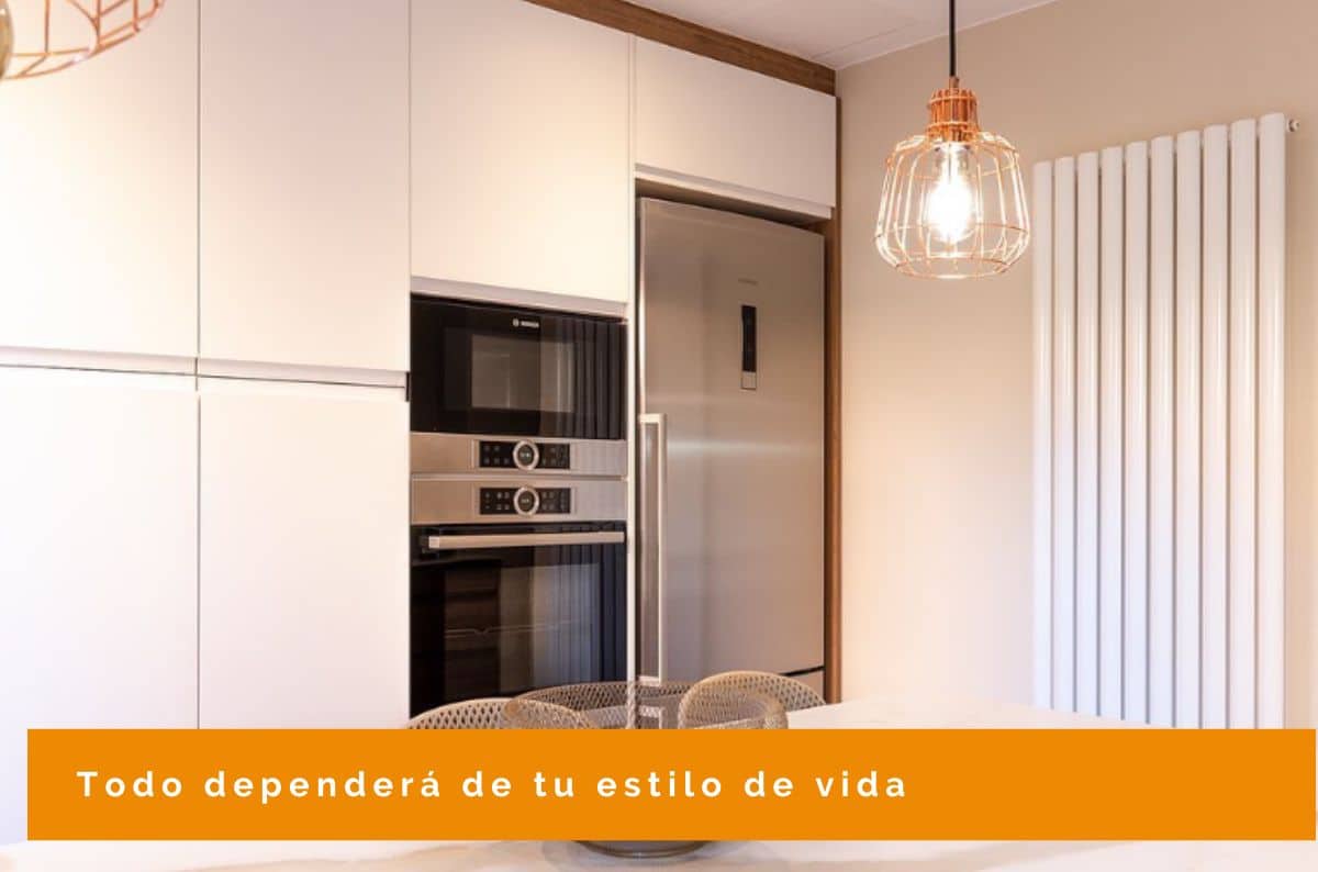 Cocinas abiertas o cocinas cerradas: depende del estilo de vida