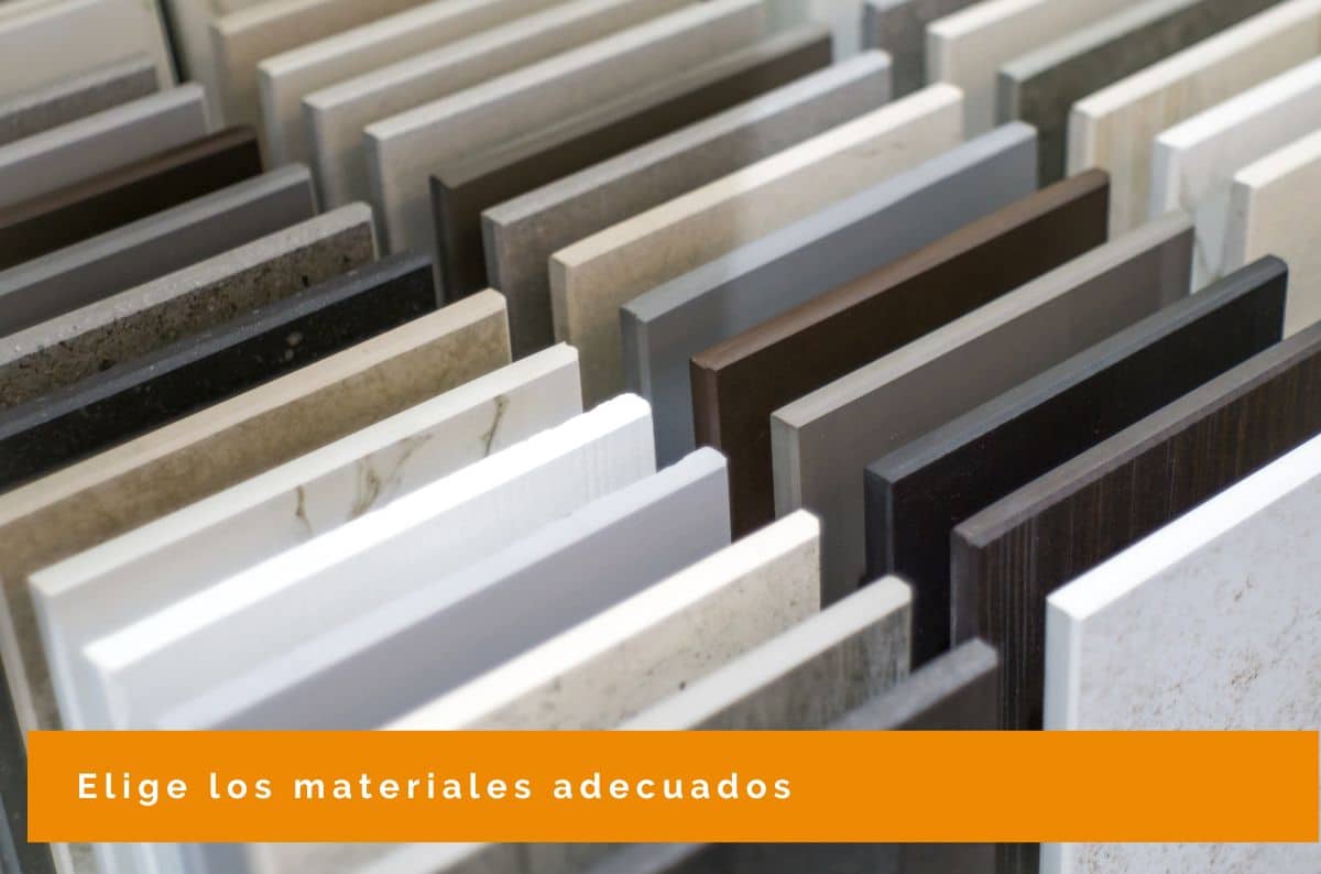 Materiales adecuados para evitar errores al diseñar tu cocina