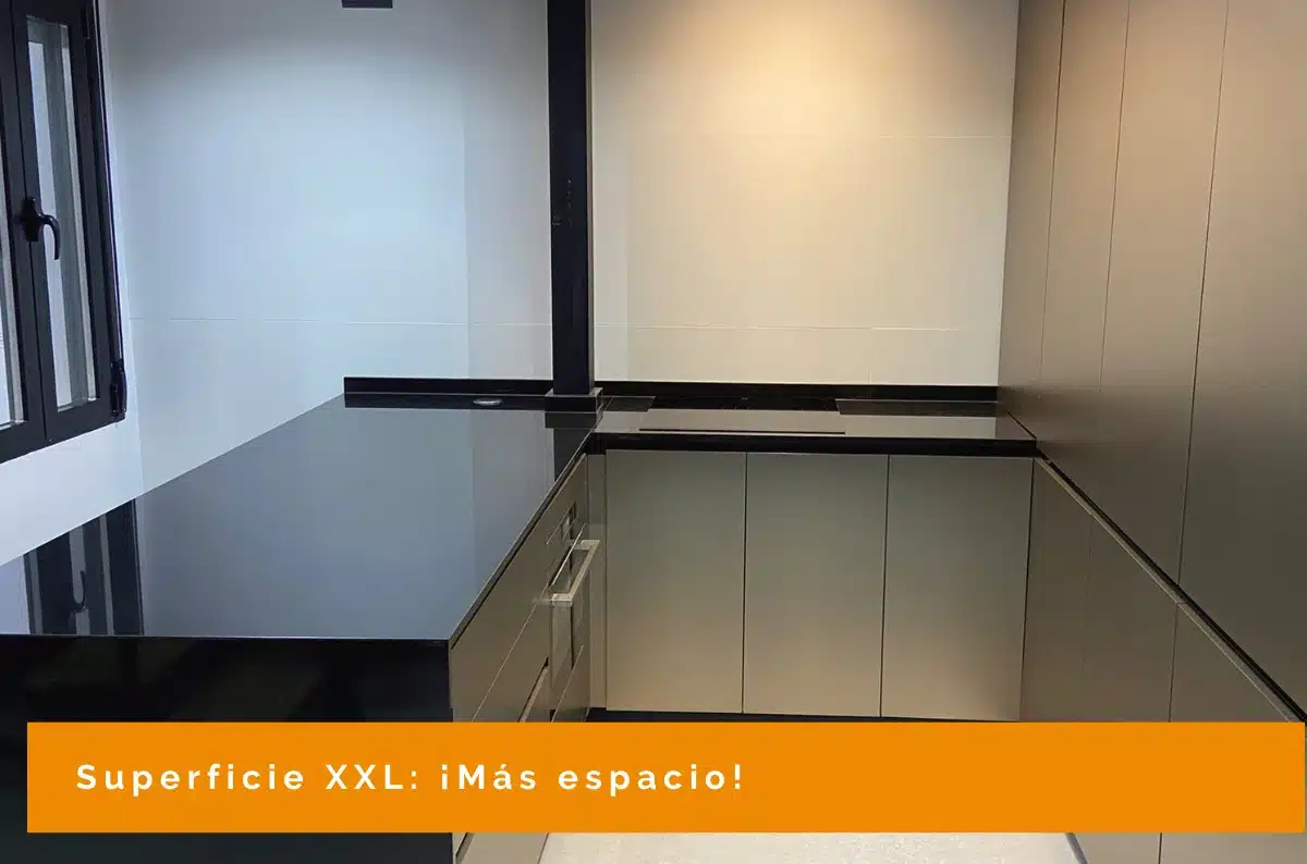 Cocina en U: superficie XXL